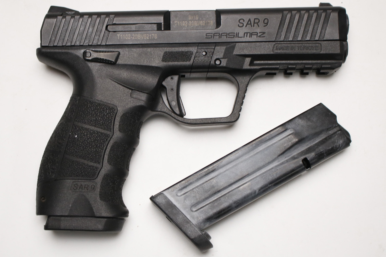 SAR USA SAR9 9mm Used Police Trade-In Pistol with Two Magazines